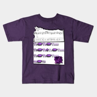 Deep purple Kids T-Shirt